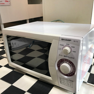 【リサイクルショップ八光　安心の3か月保証　配達・設置OK】シャープ 単機能 電子レンジ 西日本 60Hz専用 20L RE-T2-W6 ホワイトの画像