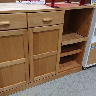 【10/19まで】モモナチュラル　キッチンボード VIBO 幅120cm 10/19まで】モモナチュラル キッチンボード VIBO 幅120cm MOMO NATURAL