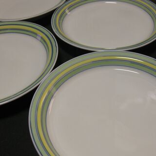 京焼　西山窯　白磁　ぐい飲みと小皿5客セット　新品未使用の画像