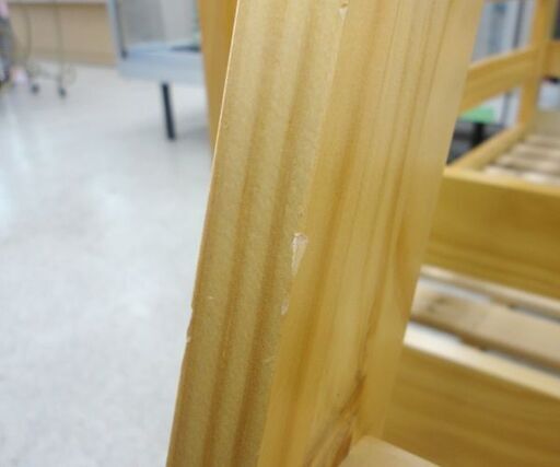 ►2段ベッド 103×203×150cm はしご付き 木製 子供部屋 ニトリ ☆ PayPay(ペイペイ)決済可能 ☆ 札幌市 北区 屯田