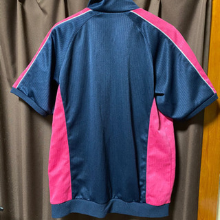NIKE  fit ピンク×紺　半袖の画像