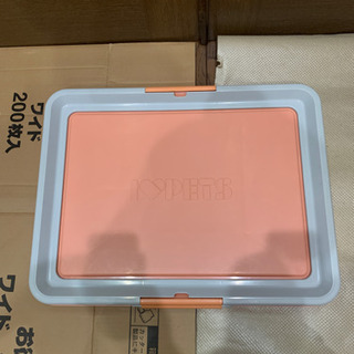 差し上げます　ボンビアルコン 薄型しつけるトレー M オレンジの画像