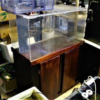 中古　９０×４５×h４５　ＯＦ水槽フルセット 
