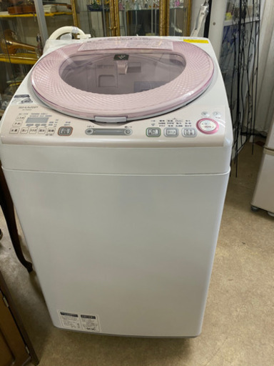 【お取引中】乾燥機付き洗濯機　8.0kg  2015年製　SHARP
