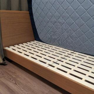 ニトリ★シングルベッド★マットレス付き!8万円相当 美品の画像