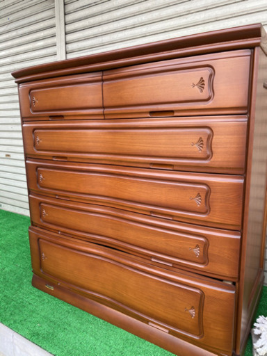 【お取引中】洋服ダンス　タンス　ナラの木