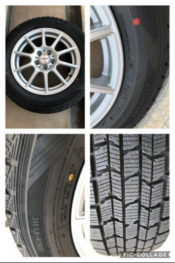 超超美品　ダンロップ　185/65R15 プリウス　4本スタッドレスタイヤ、ホイールセット