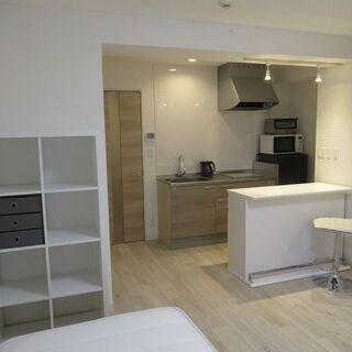 202号室 宇都宮司法修習生限定。スタイリッシュなお部屋。当物件は短期マンスリーも普通契約賃料と同額 & 9~12ヵ月短期賃貸違約金無。初期費用無。オートロック。Wi-Fi &光高速インターネット無料、家具家電付物件、宅配BOX有。宇都宮裁判所徒歩３分。セブンイレブン徒歩3分.  - 宇都宮市
