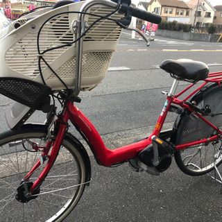 【美品❗️子乗せ電動自転車】12.3ah新品バッテリー付き（40...