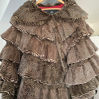 Sov Double Standard Clothing ラビットファー　ケープ　マント　ポンチョ　コート