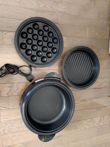TESCOM GP370 グリル鍋 たこ焼き器 鉄板 ホットプレート ※フタ欠品※