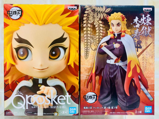 鬼滅の刃 Qposket 絆ノ装 フィギュア 煉獄杏寿郎 2点セット(*^^*)