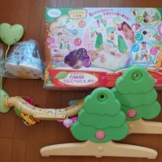 6WAYジムにへんしんメリー　赤ちゃんの睡眠&遊び道具の画像