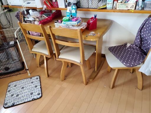 ダイニングテーブルセット4人用