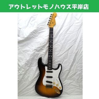 メーカー不明 ストラトキャスタータイプ 2トーンサンバースト エ...