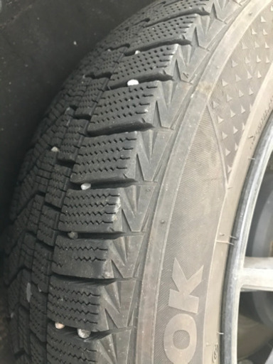タイヤ175/65R154本黒ホイール4本セット　