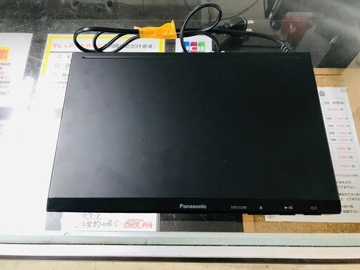 【リサイクルショップどりーむ荒田店】　6690　Panasonic　DVDプレイヤー　！高年式！　2019年製　リモコン付き　【3カ月の保証付き】