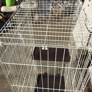 キャットタワー　2段　高さ130センチの画像