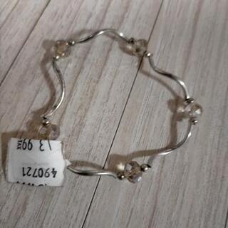 欧米製品かな腕輪伸びる素材未使用三個セットの画像