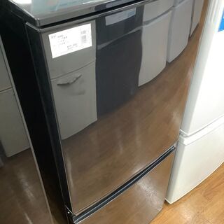 SHARP　シャープ　2ドア冷蔵庫　SJ-D14B-B　2016...