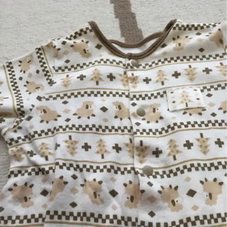 ひつじさんロンパースとベスト✾の画像