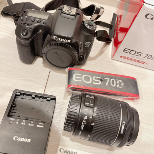 キャノンEOS70D 一眼レフカメラセット
