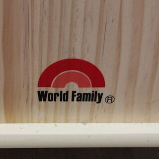 R2664) WorldFamily 中古ワールドファミリー　Disney　World Of English　ディズニー　組立木製ラック 収納家具 店頭取引大歓迎♪の画像