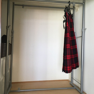 【あげます】押入れ用収納　ハンガーラックの画像