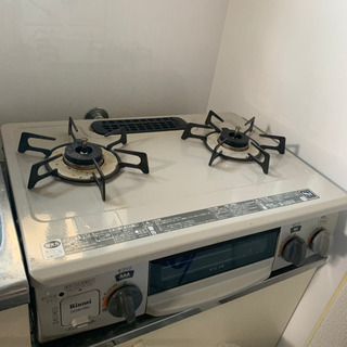 Rinnai 2口ガスコンロ　都市ガス　リンナイ
