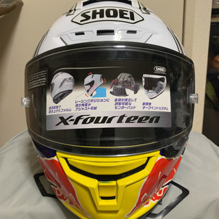 新品未使用 SHOEI X-14 マルケスレプリカ 輸入品 但し不具合有りの画像
