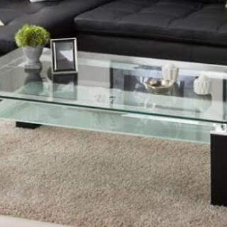 ニトリ　ガラステーブルの画像