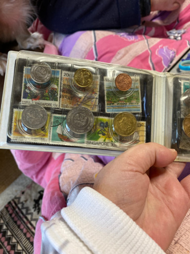 シンガポール＆日本の昔のお金