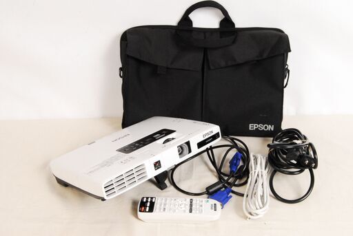 4513 ランプ時間(106H/10H) EPSON EB-1776W ELPAP07付 無線LAN接続可 エプソン プロジェクター リモコン バック付 愛知県岡崎市 直接引取可