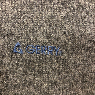 Gerry Vネックセーター グレイ M寸の画像