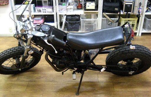 ヤマハ TW200 2JL スカチューン仕様 カスタム YAMAHA バイク 7.0L ブラック 札幌 厚別店