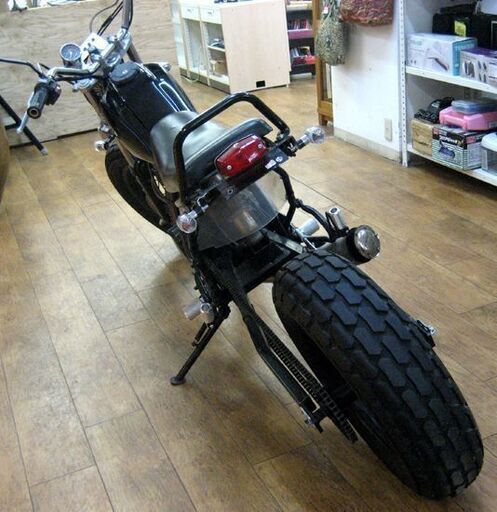 ヤマハ TW200 2JL スカチューン仕様 カスタム YAMAHA バイク 7.0L ブラック 札幌 厚別店