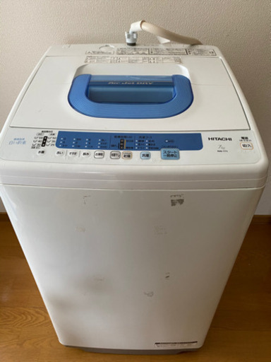 洗濯機2011年式 傷、ホース汚れ有り