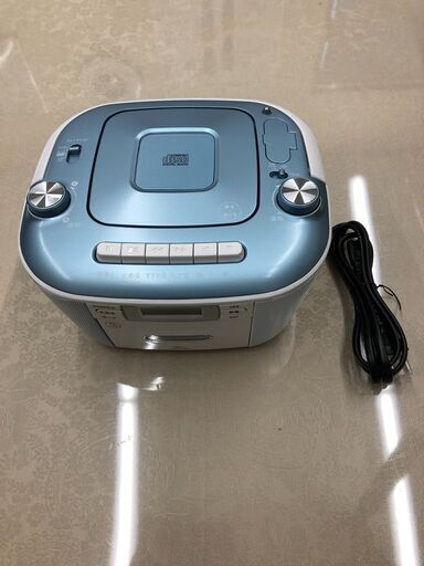 メーカー不明　開封済み　CDラジカセコンポ(青)※こちらはピンク色のをお譲りしました。