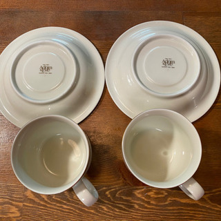 【Adam＆Eve】ペアコーヒーカップ 白 食器