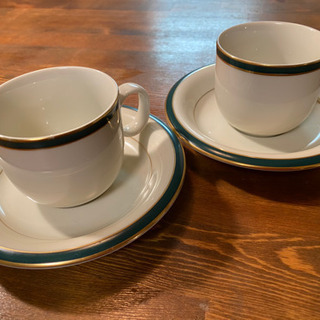 【Adam＆Eve】ペアコーヒーカップ 白 食器の画像