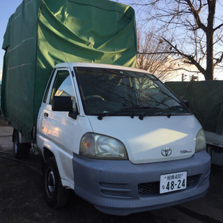 コミコミ28万円、タウンエース トラック, 1トン、幌、車検あり...