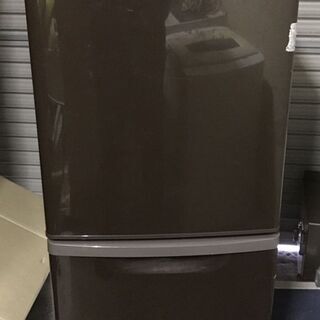 National ナショナル 2ドア 冷凍冷蔵庫 138L ブラ...