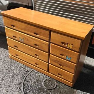 大収納　引き出しつき　押入れ　家具　★T69の画像