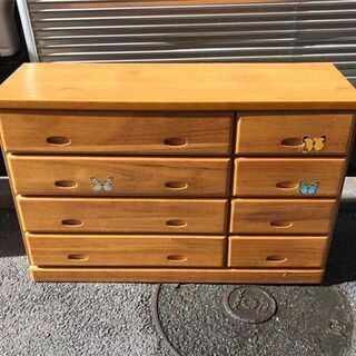 大収納　引き出しつき　押入れ　家具　★T69の画像