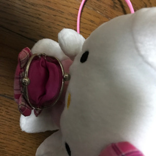 差し上げます！キティちゃんぬいぐるみポシェットの画像