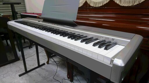 電子ピアノ CASIO カシオ privia プリヴィア PX-120 2008製(汎用スタンド付) 動作品