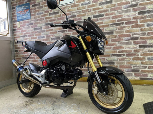 【極上美車機関絶好調！純正部品付】 ホンダ GROM125 グロム JC61 カスタム 【多画像動画有】 検）MSX Z125 PRO KSR ゴリラ モンキー シャリー