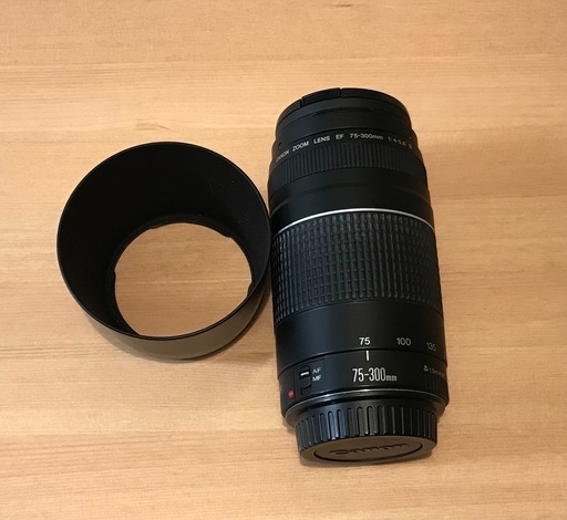 【交換レンズ】canon EFマウント　75-300mm