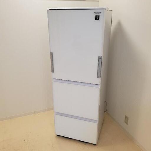 SHARP ノンフロン冷凍冷蔵庫 SJ-GW36E-R 356L 【送料無料】 シャープ SHARP 冷蔵庫 3ドア SJシリーズ どっちもドア(両開き