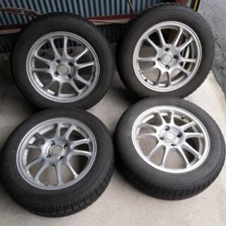 エコフォルム　15インチ　5.5j +52 4本　4穴　pcd 100 軽量ホイール